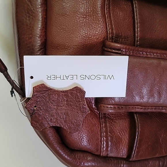 Wilson's Leather Brown Backpack - Picture 3 of 14